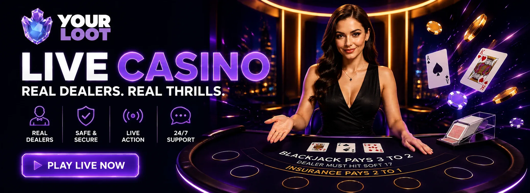 Casino en vivo de Your Loot